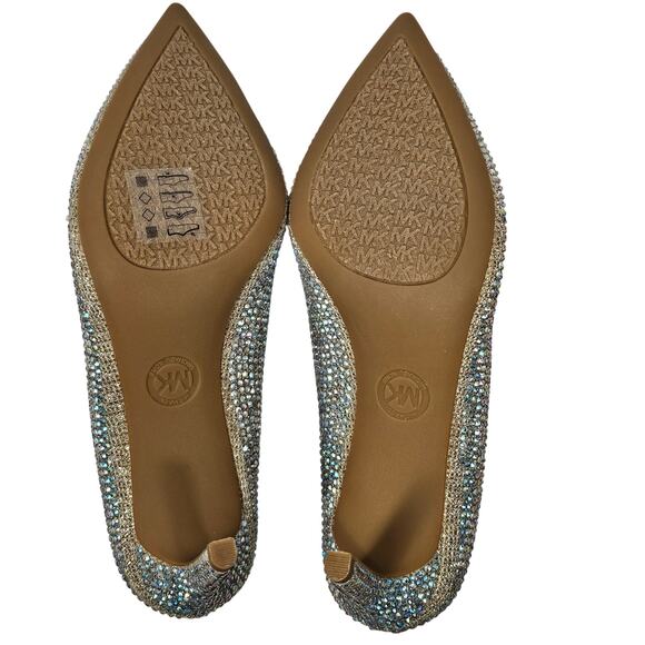 MICHAEL Michael Kors Alina Flex Pumps Size 6.5 Bling Sparkle Crystals - Picture 7 of 9